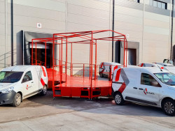Nouveau projet: plateforme de chargement modulaire avec 10 postes de chargement