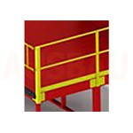 12. Des Balustrade sur les 2 côtés L (OPT-HRL). Pour une plus grande sécurité des piétons travaillant sur la plate-forme. La hauteur est de 1100 mm.
12. Des Balustrade sur les 2 côtés L (OPT-HRL). Pour une plus grande sécurité des piétons travaillant sur la plate-forme. La hauteur est de 1100 mm.